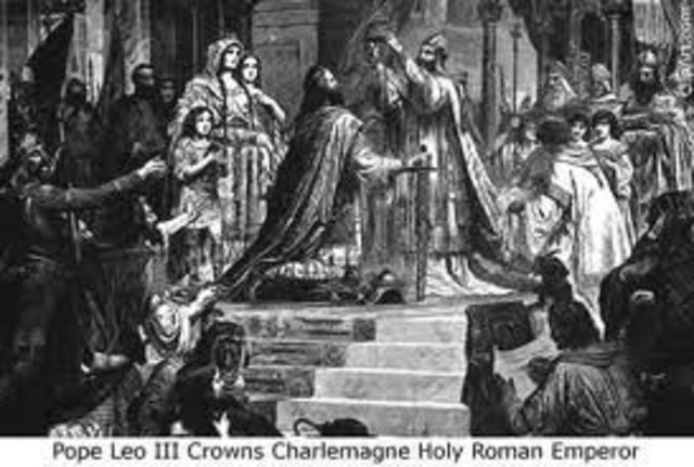 Crowning of Charlemagne by the Pope