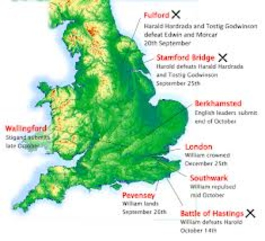 Normans take control of England