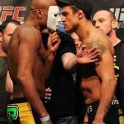 Timeline: "An intense stare down between ufc middle weight champion anderson silva and challenger victor belfort capped.