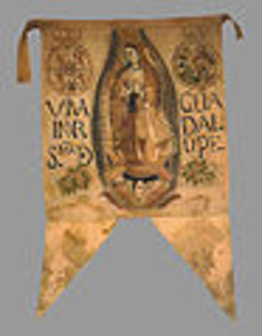 Estandarte de la Virgen de Guadalupe