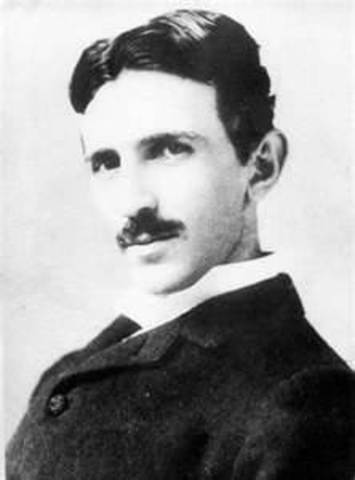Wireless communication invented by  Nikola Tesla