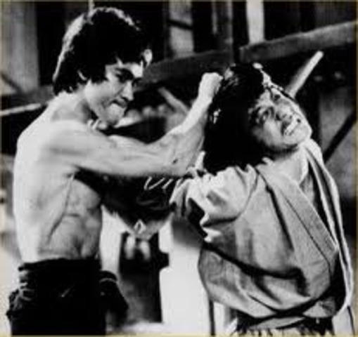 Chan lands a big part in a movie with Bruce Lee