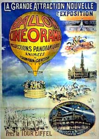 Se presenta el Cinéorama pantalla circular de Grimoin-Sanson