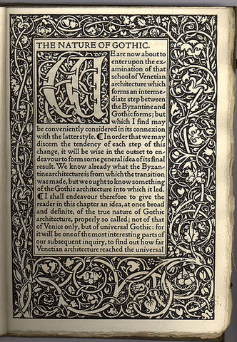 1891 - 1896, la imprenta Kelmscott de William Morris