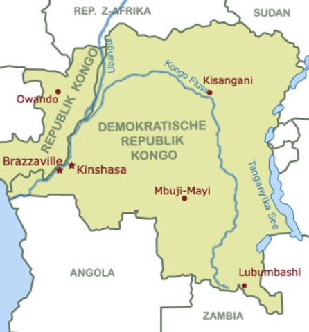 Centrado en Angola, un grupo, el imperio del Congo, tenía el deseo de que levantara.