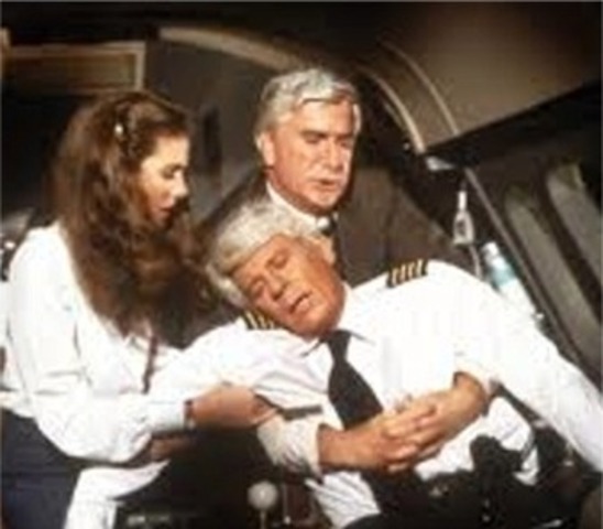 Pilot's heart attack