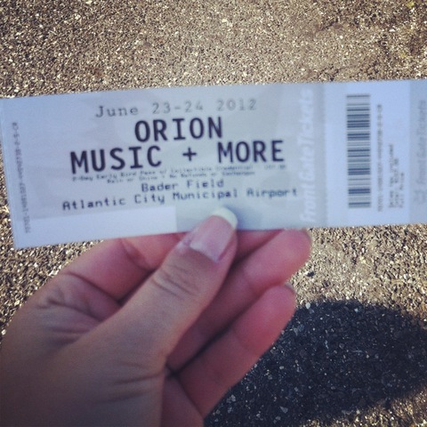 Hace 4 meses que fui a el festival de Orion y mi primer concierto de Metallica en Atlantic City, New Jersey.