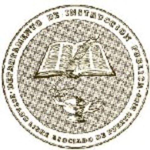 In 1900 is created the Department of Public Instruction