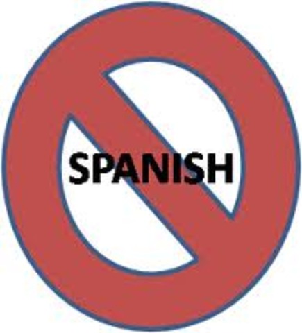 Spanish is suppressed.