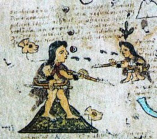 Entrada de los chichimecas de Xólotl en la Cuenca de México.