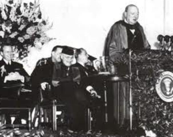 Winston Churchill's "Iron Curtain" Speech