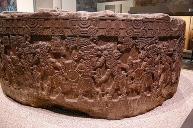 Muerte de Axayácatl, ascenso de Tízoc.