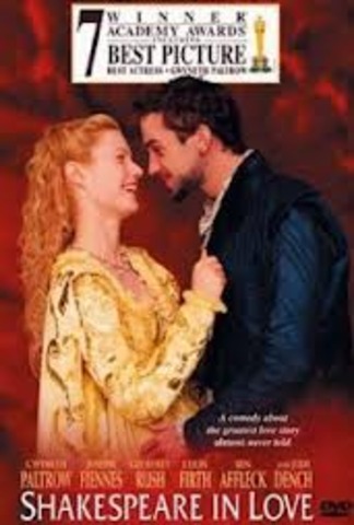 Premiered in the cinema Shakespeare in Love, won 7 Oscars.