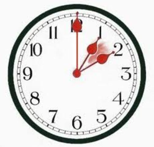 Daylight saving time starts