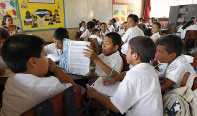 Spanish is the main language in schools