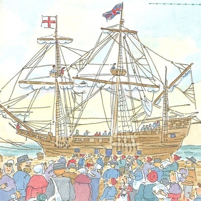 Timeline: Sailing on the Mayflower for 5th Grade Social Studies