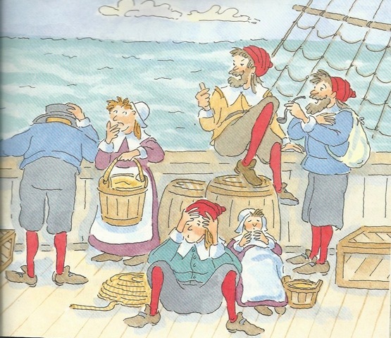 The Mayflower and the Speedwell began the voyage from England to the New World with 102 people aboard.