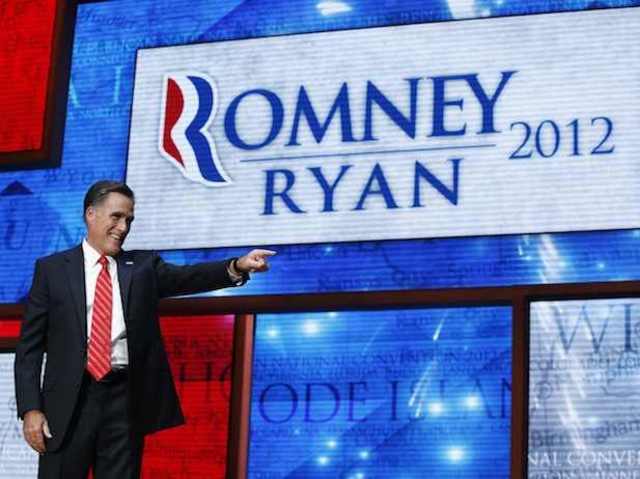 Mitt Romney is nominated for the 2012 Republican Ticket