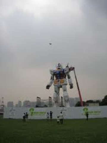 My first trip :D. (Japan gundam stadium.)