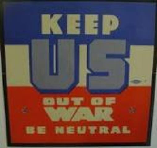 United States declares its neutrality