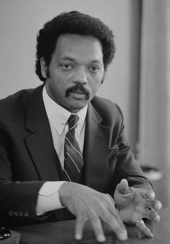 Jesse Jackson runs for president