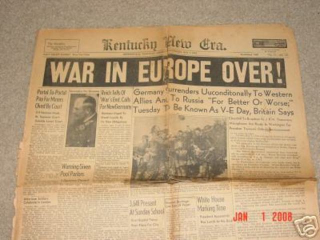 VE-Day Germany Surrenders