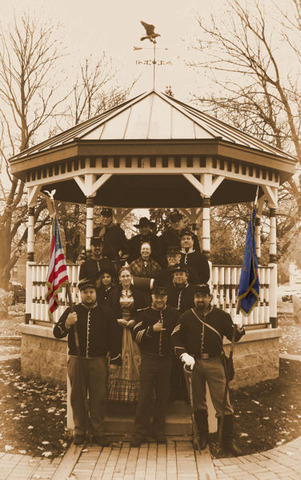 Deployed west of Gettysburg