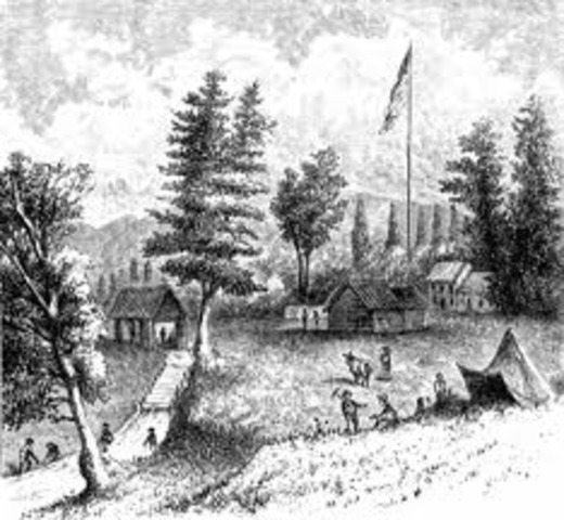 Gold found at Sutter's Mill in CA, starting at Gold Rush