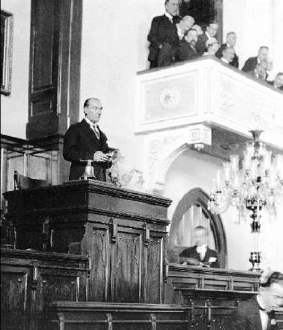 He proclaimed the republic of Turkey