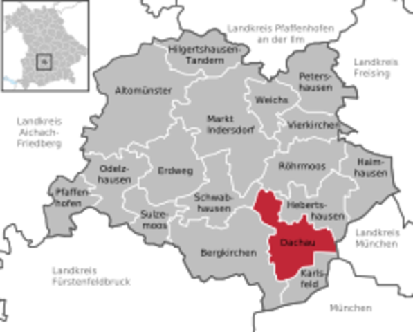 The first concentration camp opens.