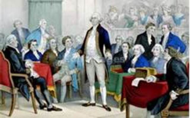 George Washington named Commander in Chief