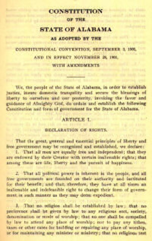 Alabama Constitution of 1819