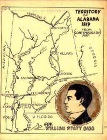 Alabama became a territory