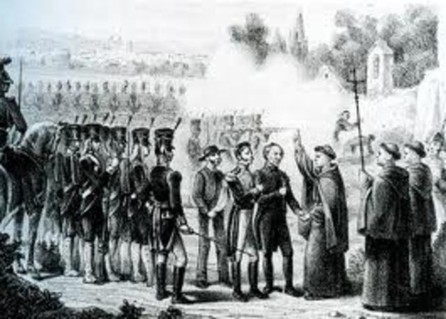 Allende, Aldama y Jiménez son fusilados en Chihuahua.