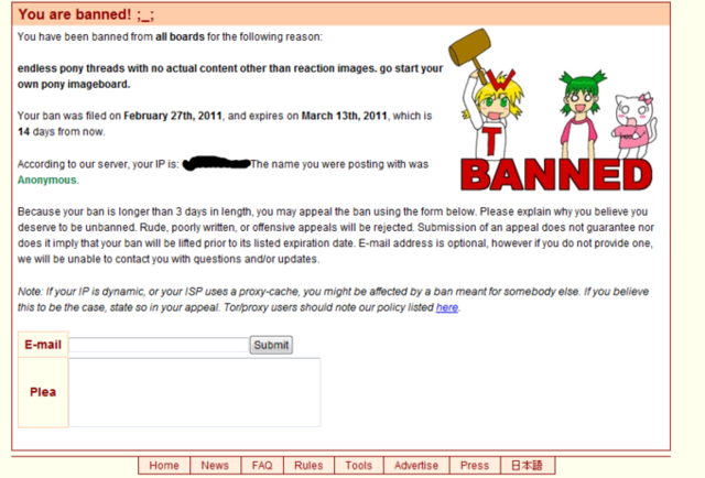 4chan bans many MLP threads