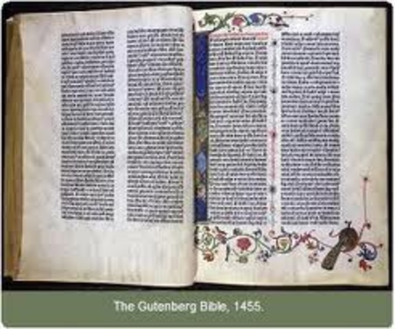 First published book, Johann Guttenberg's Bible