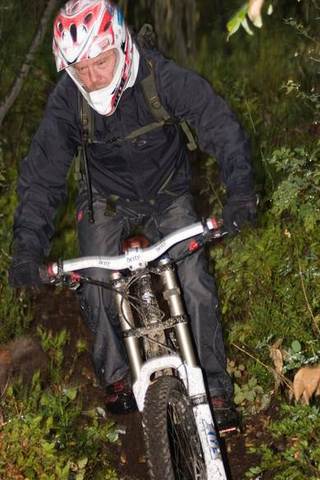 Began mountain bike racing