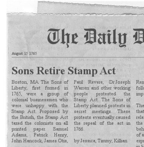Stamp Act Repealed