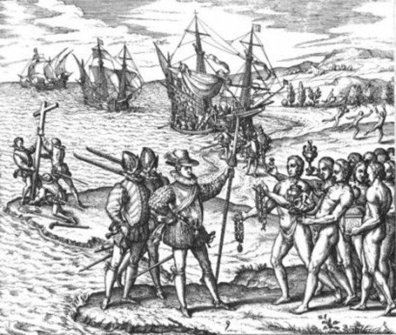 Columbus opdager Amerika