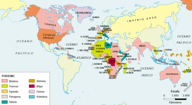 1870-1914 EL  IMPERIALISMO COLONIALISTA
