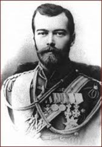 Czar Nicholas II Abdicates the Russian throne