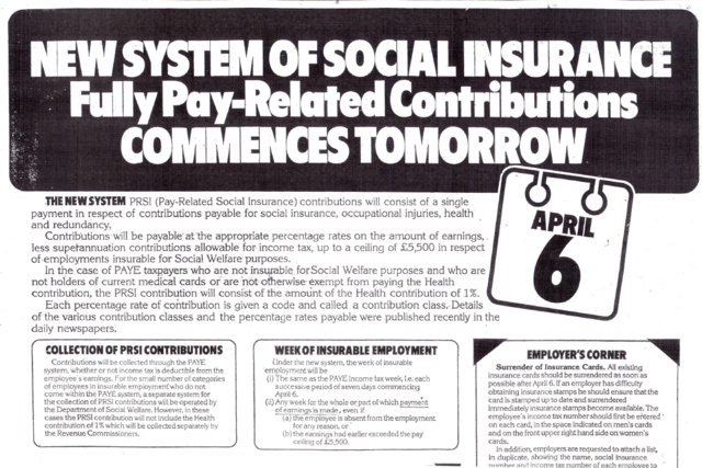 Pay-Related Social Insurance (PRSI)