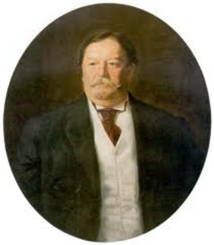 Howard Taft was elected 27th President