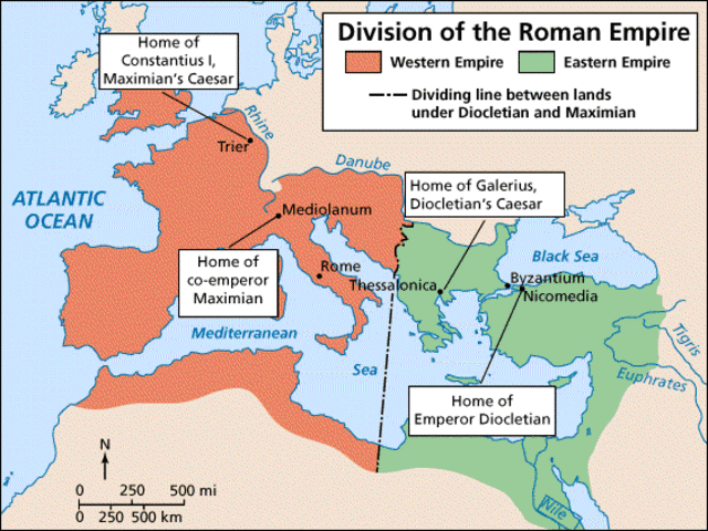 reunification of the Roman empire