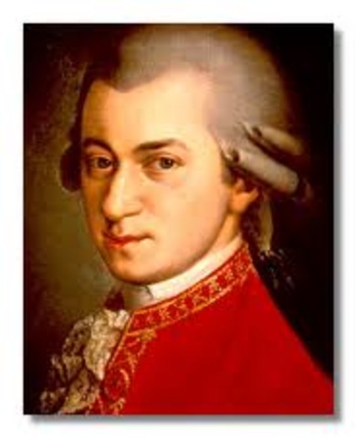 Mozart is born.  He was an Austrian composer.  He composed many symphonies in his life.