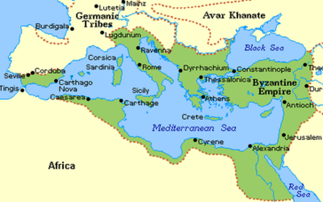 Byzantine Empire began