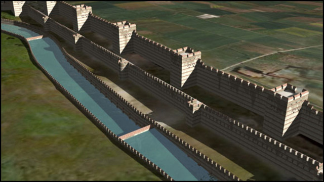 The walls were deconstructed