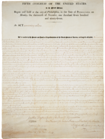 Alien and Sedition acts