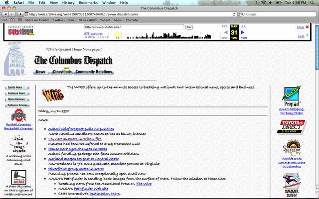 First Newspaper Online