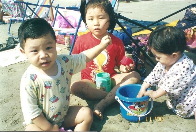 Minha primeira férias na praia (Amanda)